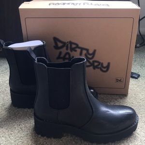 Dirt Laundry chunky black boot